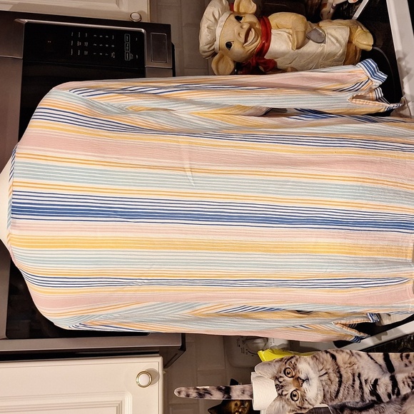 C Womens Collection L Casual Long Sleeve Plus Size Top Size 16 - Picture 2 of 4